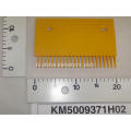 KM5009371H02 कोन एस्केलेटर के लिए पीले प्लास्टिक कंघी प्लेट
